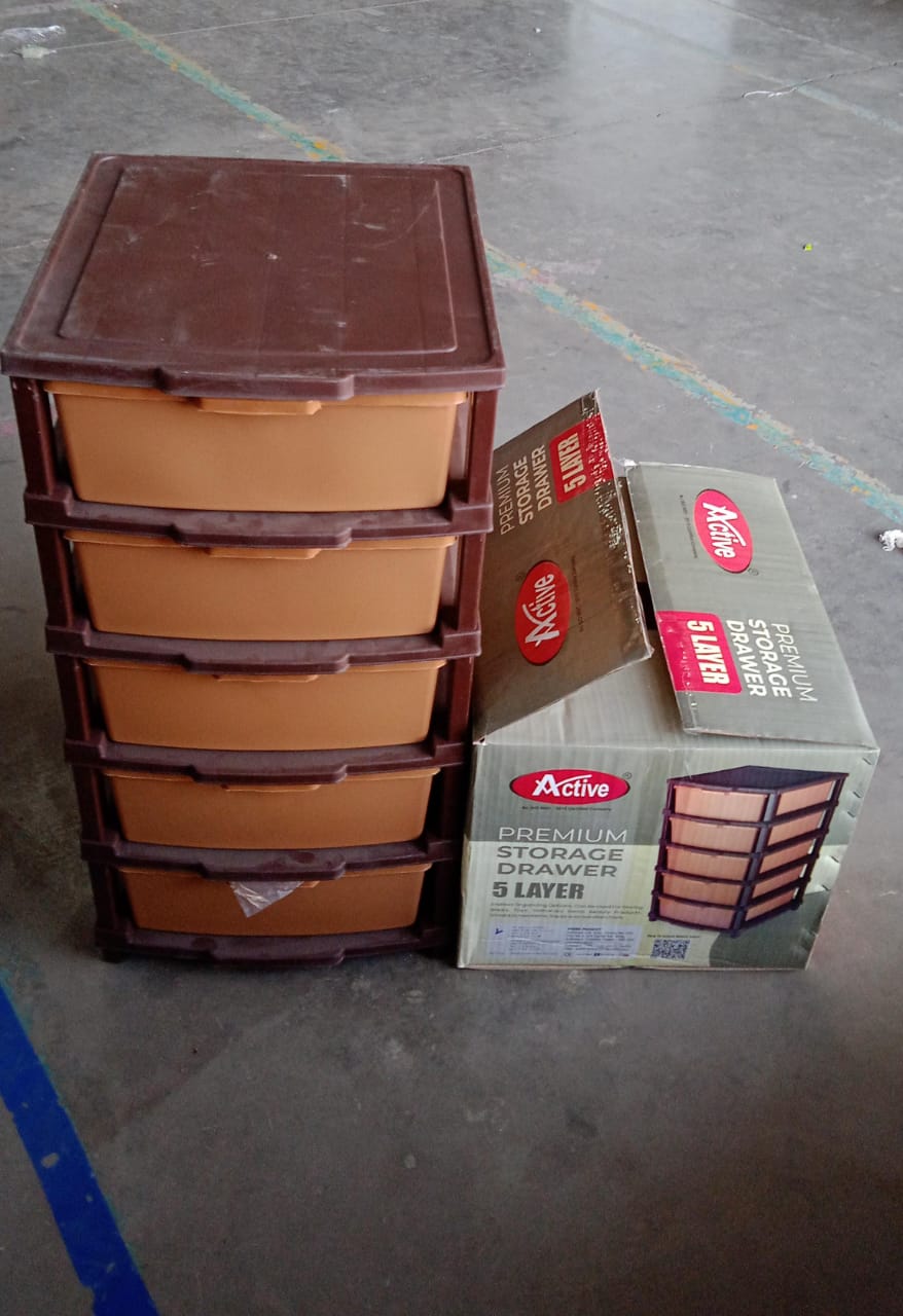 Plastic Premium Home Storage & Organization (5 Layer / 1 Pc)