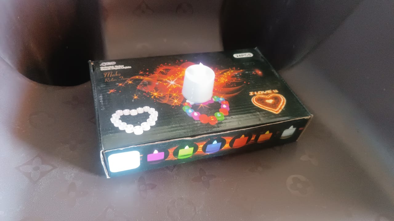 Flameless LED Tealights, Smokeless Plastic Decorative Candles - Led Tea Light Candle For Home Decoration (Pack Of 24)