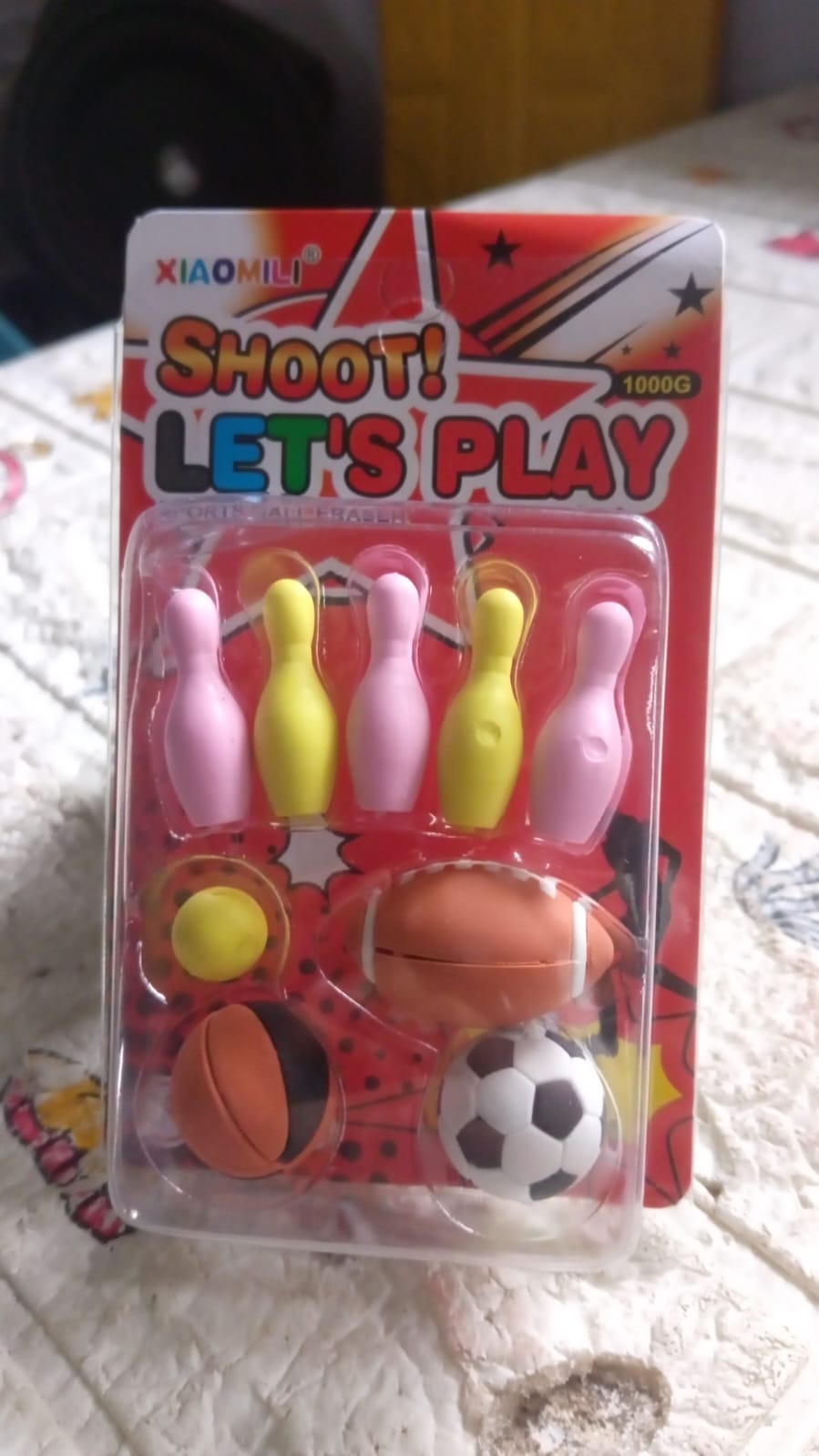 Mini Eraser Set for Kids (9 Pieces) - Fun Designs, Party Favors, School Prizes