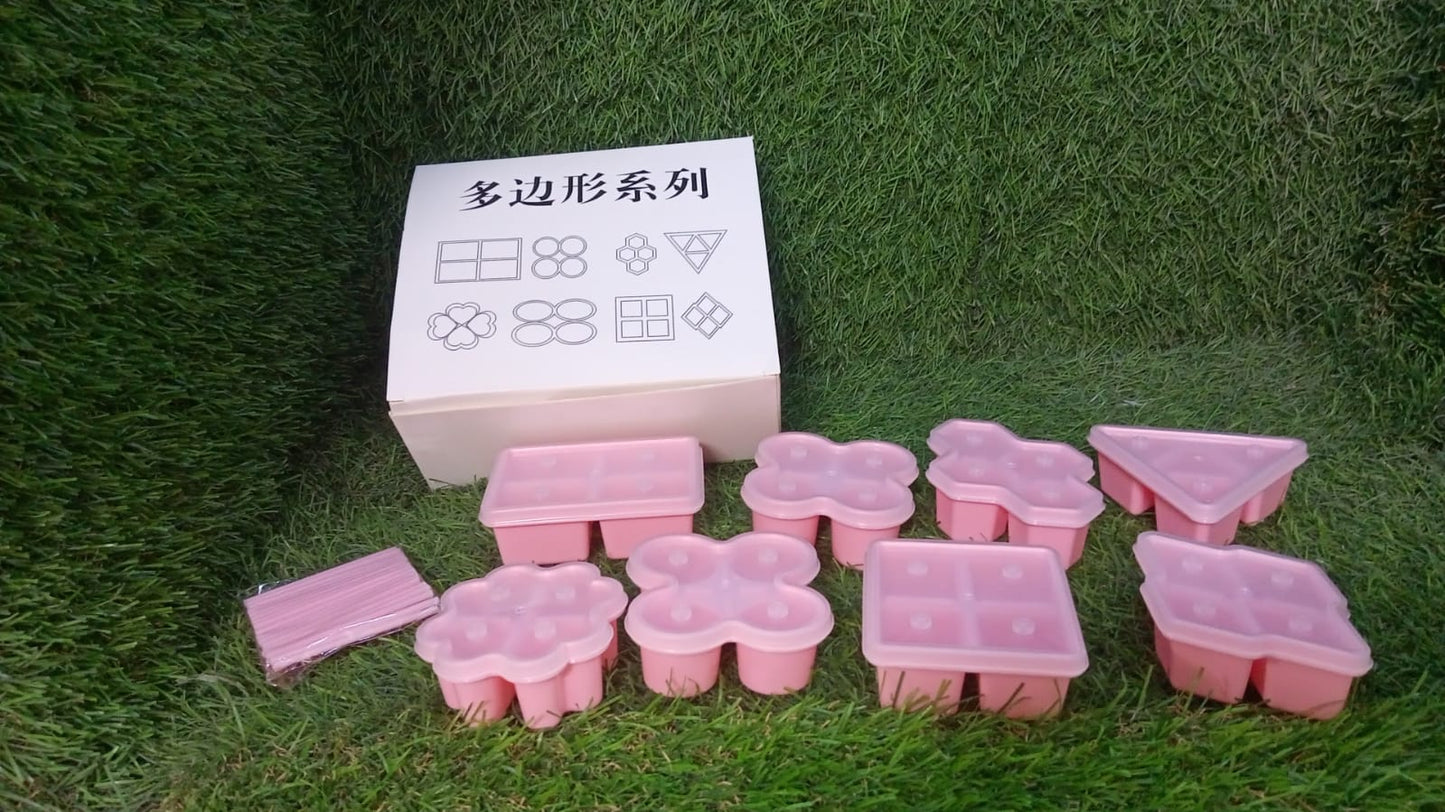 Multi Design Ice Mold Set Multi Shaped Ice Mold Bpa Free Mold Ice Mold, Ice Maker Fun for Kids and Adults (8 Pcs Set)