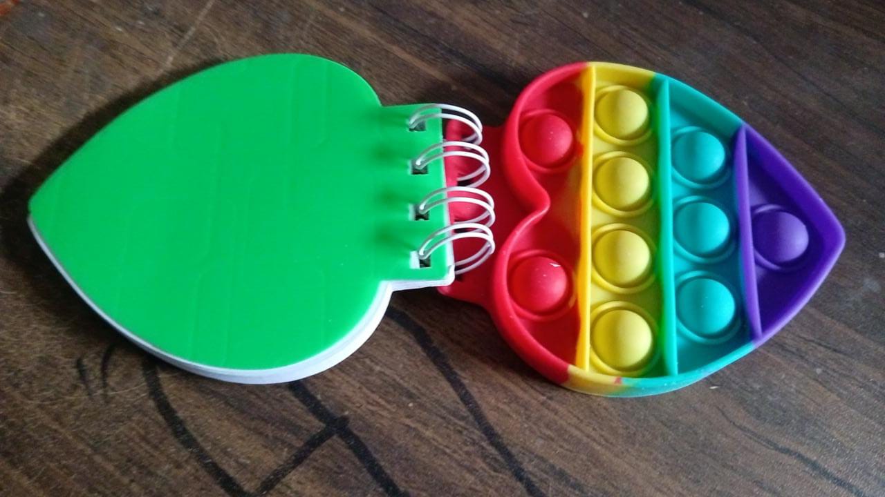 Fidget notebook with heart It design