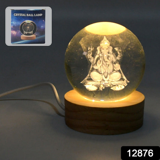 3D Crystal Ball lamps for Bedroom 3D Lamps for Home Decoration 3D Crystal Ball Night Light Gifts for Women Gifts for Men Room Decor Items for Bedroom for Friend and Family (1 Pc)