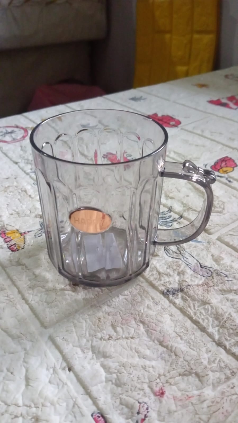 Multi-Purpose Plastic Cup, Toothpaste Holder Bathroom Cup Bathroom Cup With Slot Handle Mug Environmental Friendly Festival for Outdoor for Household Gift For Anniversary and Birthday, (1 Pc)