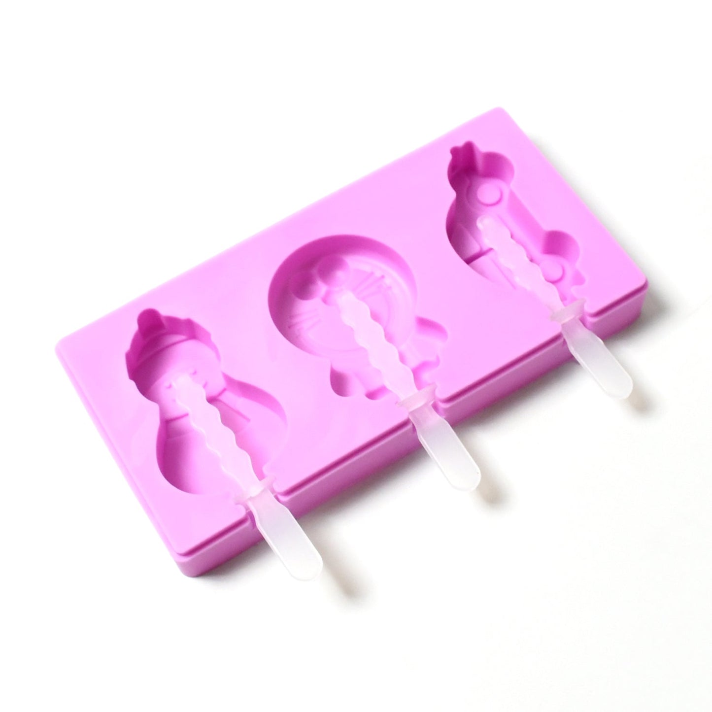 Silicone Popsicle Molds for Summer with Sticks & Lids