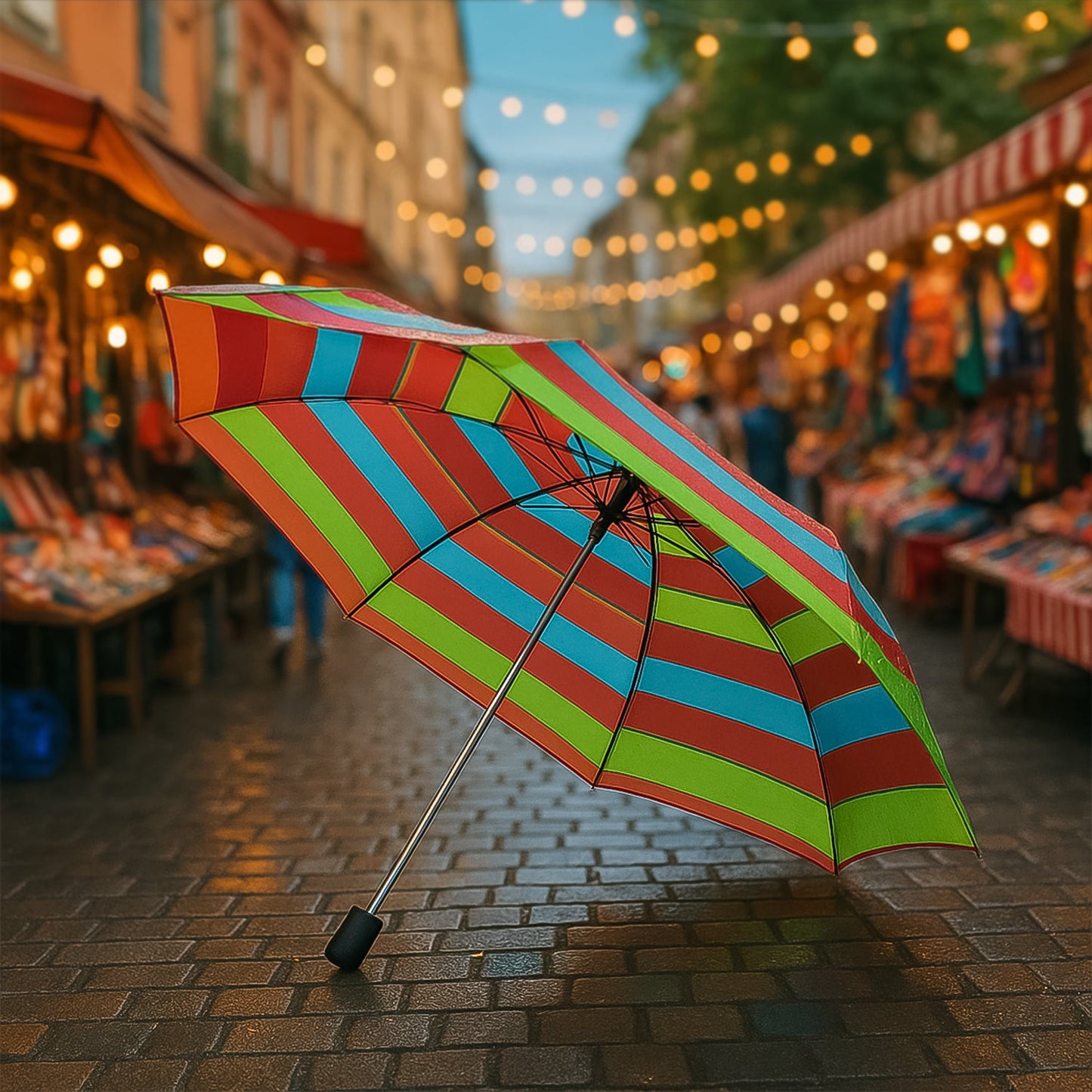 3-Fold Sun & Rain Protective Solid Foldable Umbrella, (1 Pc / Mix Design)