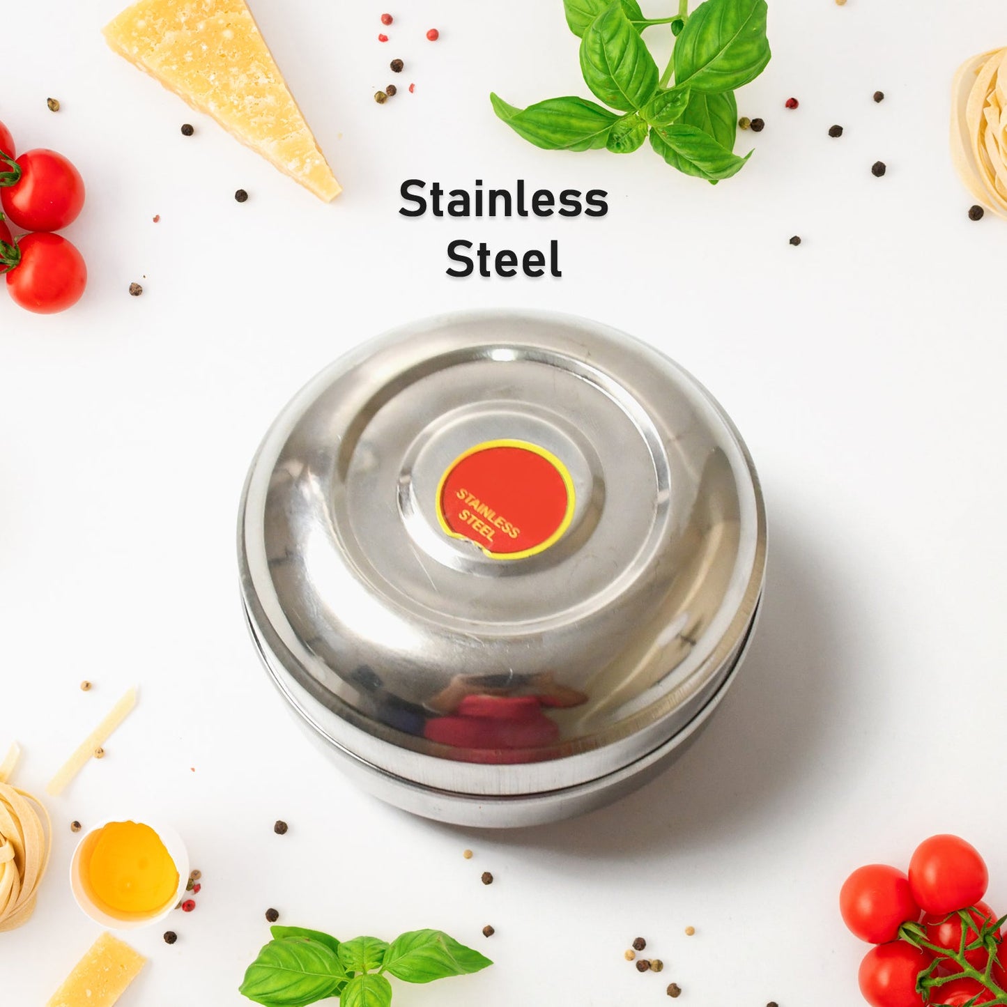 Multi-Purpose Stainless Steel Round Shape Tiffin Box