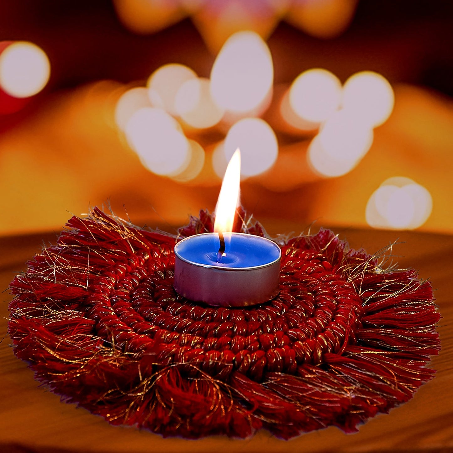 Tealight Diwali Candle – Smokeless, Long-Burning, Mix Color (1 Pc / Mix Color)