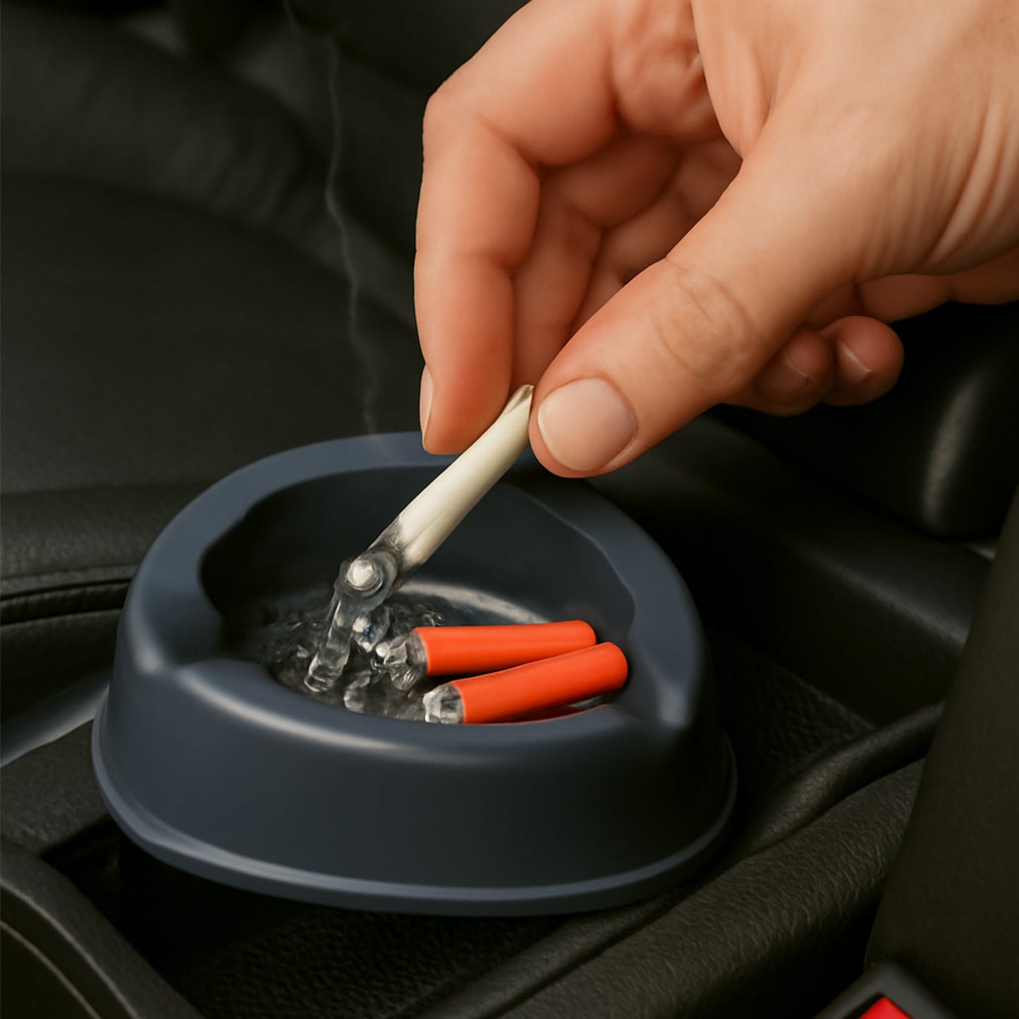 Oblivion Large Capacity Plastic Ashtray