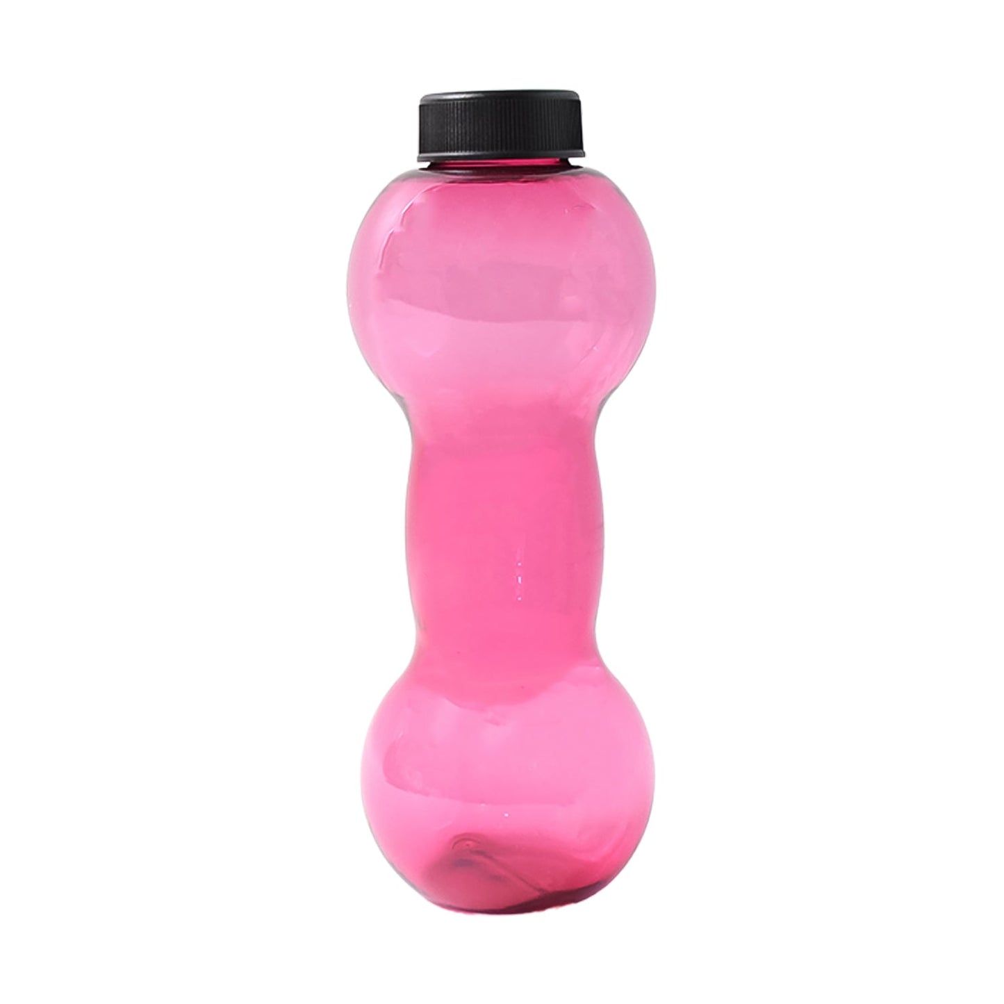 Unbreakable Plastic dumbbell Shape Water Bottle  (550 ml / 1 Pc)