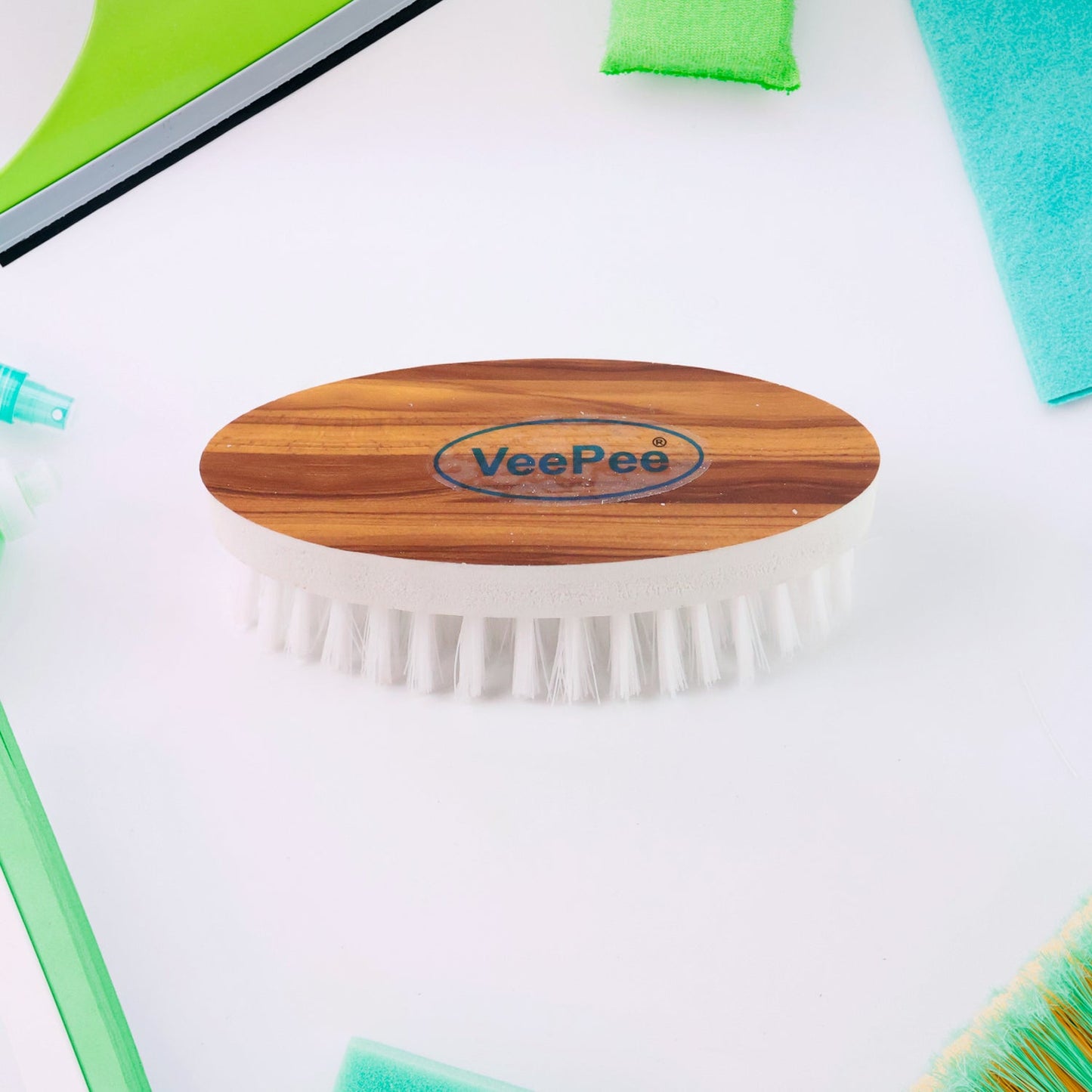 VeePee Oval Cloth Washing Brush Set (4 Pc)