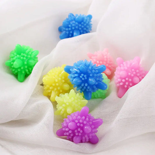 Soft Star Laundry Dryer Balls – 10-Piece Multi-Color Clothes Softener