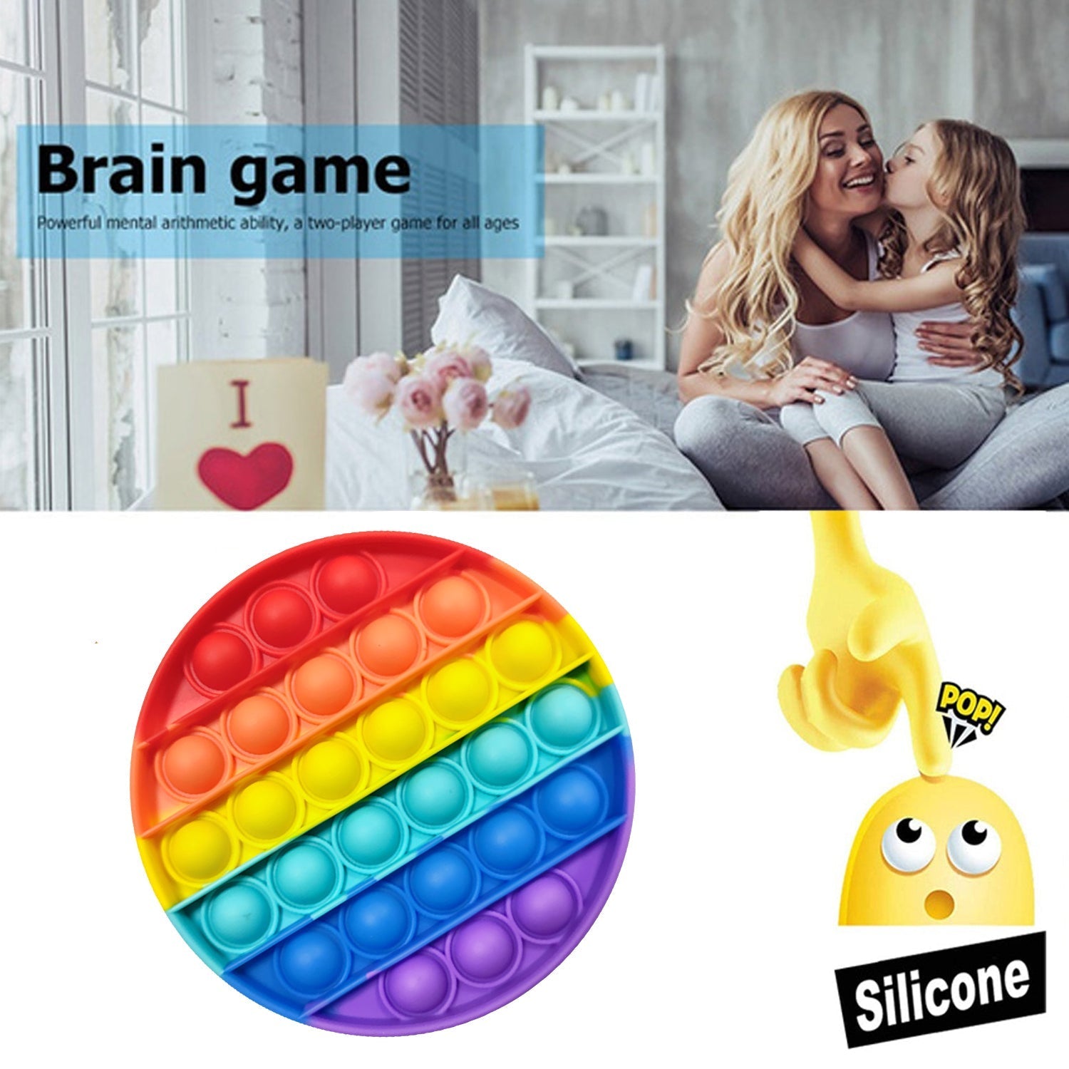 Multiple round  it toys.