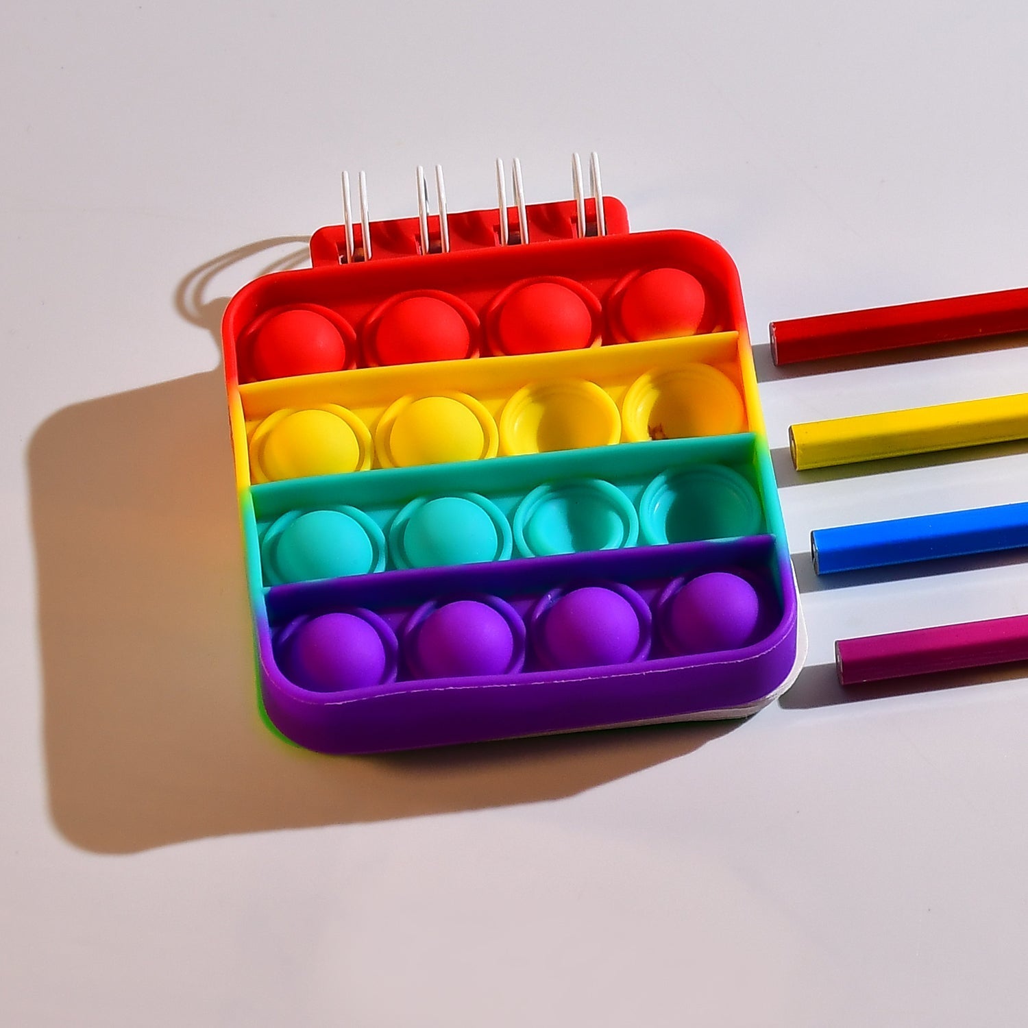 Push  fidget notebook