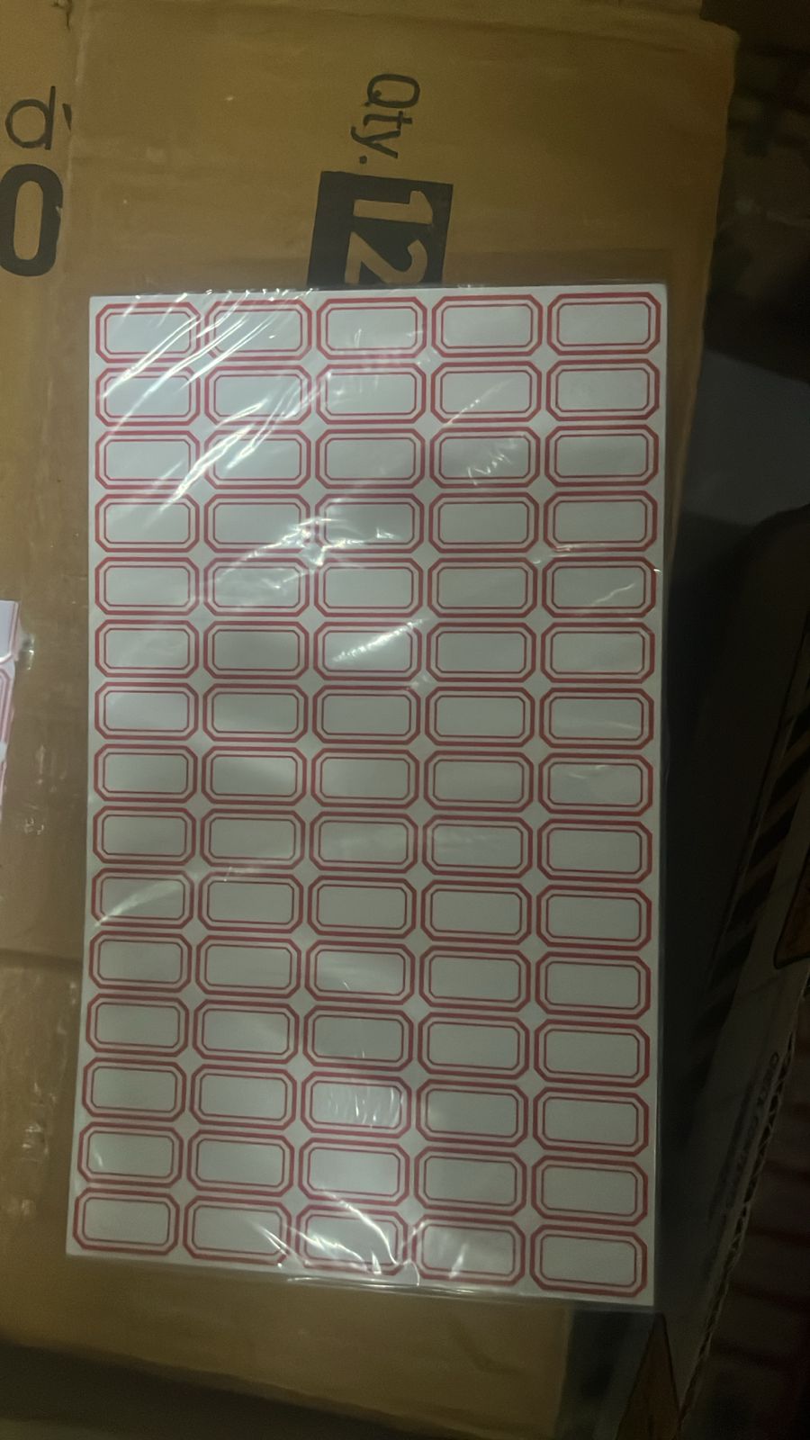 Multipurpose Blank Label Sticker Sheets (50 Sheet Set)